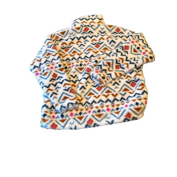 Eddie Bauer Womens Faux Fur Pullover Sweater XXL Multicolor - Picture 6 of 6